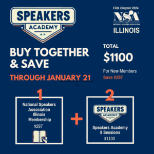 Bundle - speakers academy and NSA Illinois membership